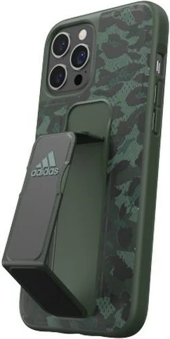 Mbështjellës Adidas SP Grip Case Leopard për iPhone 12 Pro Max, i gjelbër