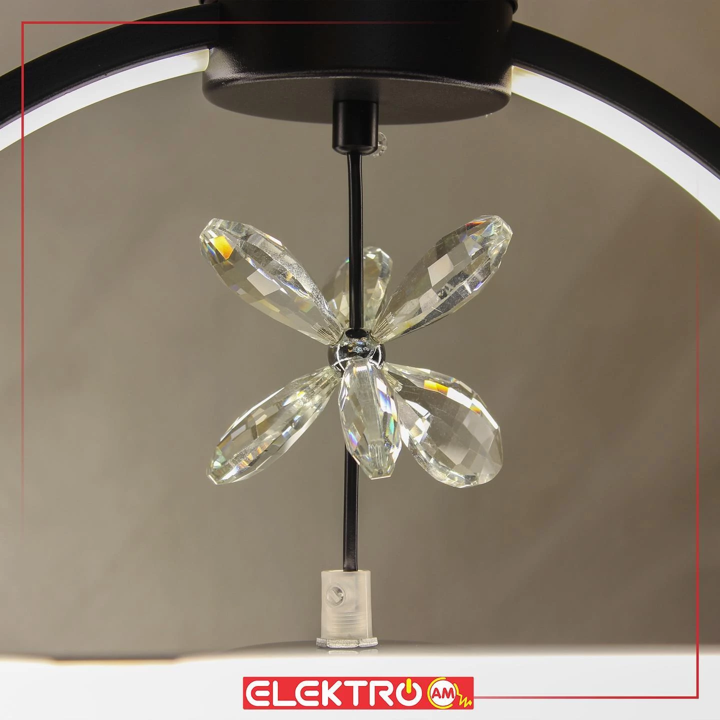 Abazhur LED i varur 8177/1 BK