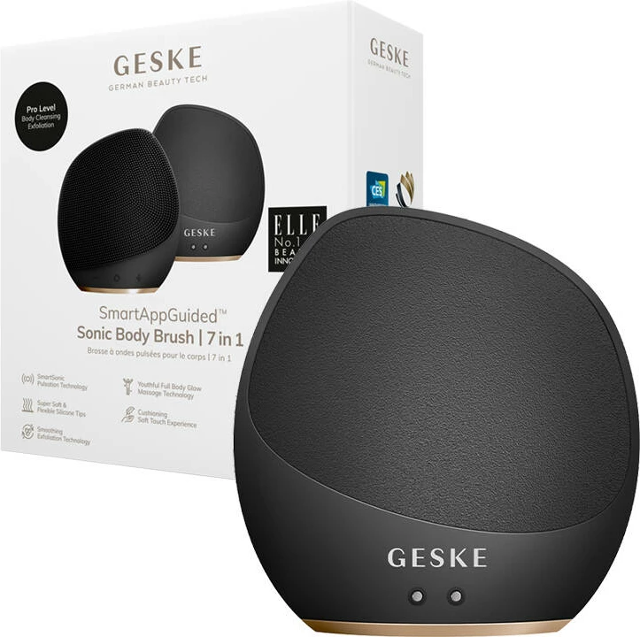 Furçë trupore sonike Geske GK000706GY01, 7-në-1, gri