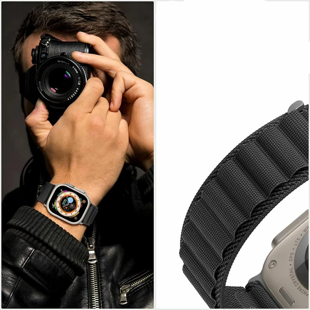 Rrip najloni për Apple Watch Tech-Protect Nylon Pro Strap, Titanium Olive