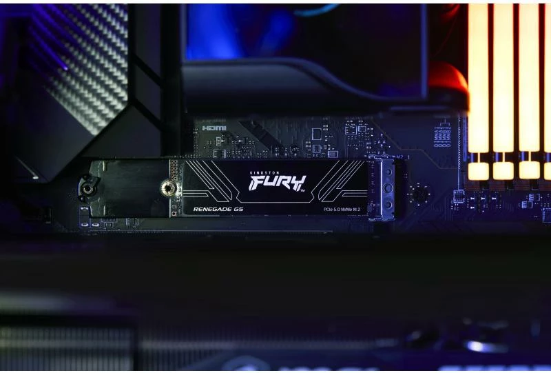 SSD i brendshëm Kingston FURY Renegade G5 SFYR2S/4T0 4TB PCIe 5.0 NVMe M.2 2280, i zi