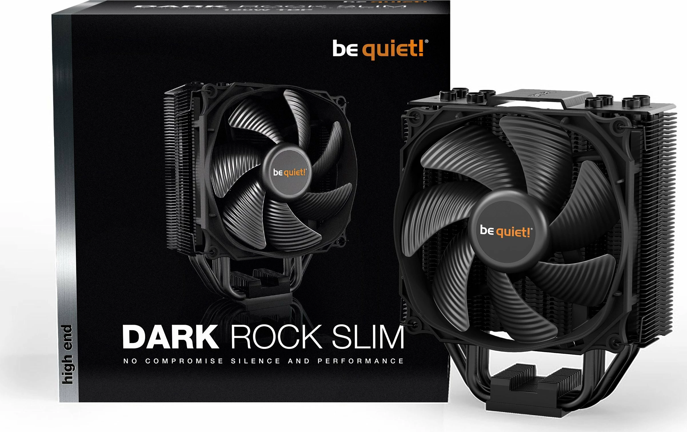 Ftohës CPU be quiet! Dark Rock Slim BK024 120 mm PWM 180 W TDP i zi