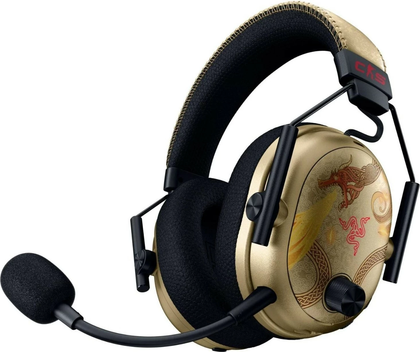 Kufje gaming Razer BlackShark V3 Pro Counter-Strike 2 Ed, wireless/wired, ANC, mikrofon, kafe