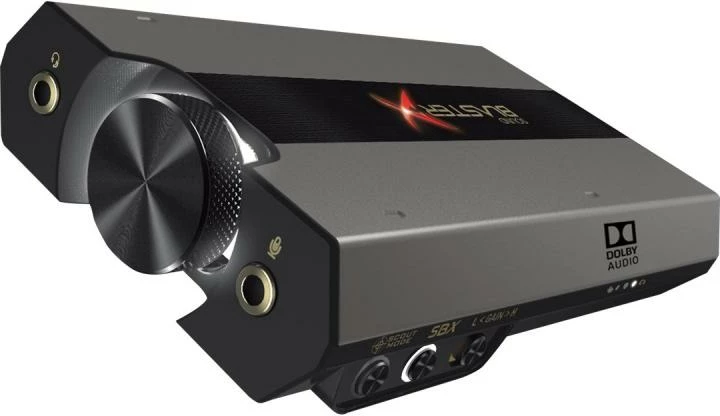 Kartë zëri, Creative Sound BlasterX G6 (70SB177000000), 7.1, 32-bit, USB, e jashtme, e zezë