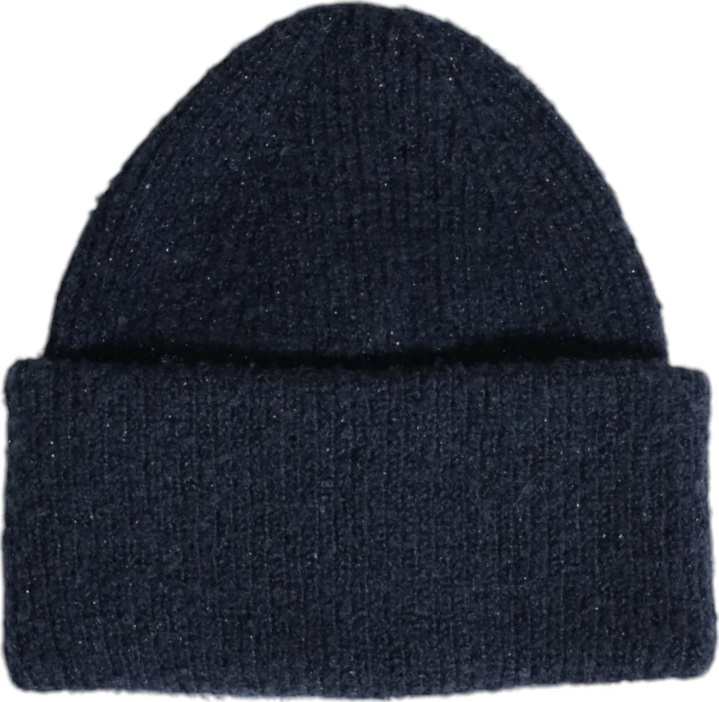 Kapelë dimri për femra Pieces Pcpyron Lurex Hood Noos Bc 17114859, e kaltër