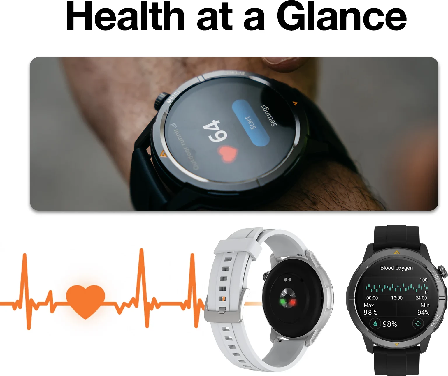 Smartwatch AGM Legion MPN 23882, 1.43\" AMOLED, GPS, 5ATM, IP67, MIL-STD-810H, e zezë