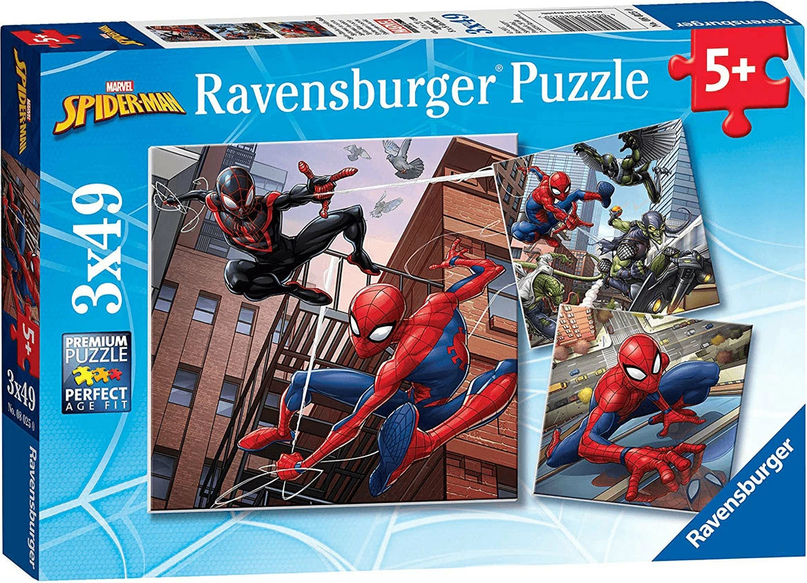 Ravensburger Spider-Man - 3x49 Pieces Puzzle