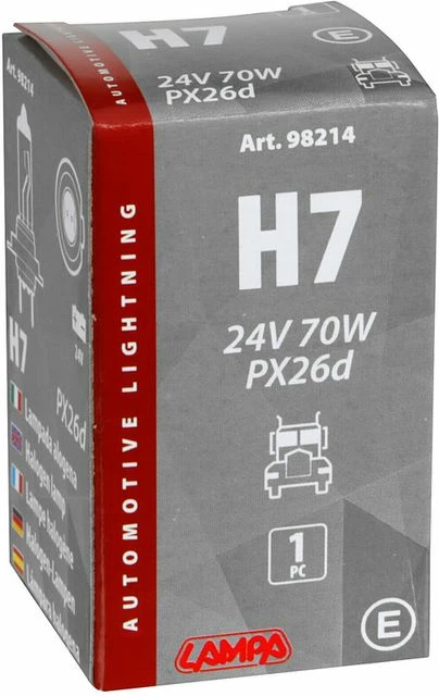 Lampa H7 24v 70w Px26d Kuti