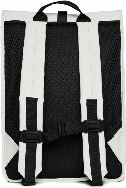 Çantë shpine Rains, Rolltop, unisex, e bardhë [Madhësia: Standarde]