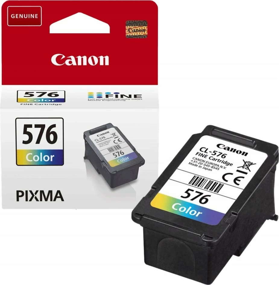 Kartrixh boje Canon CL-576, 100 faqe, CMY