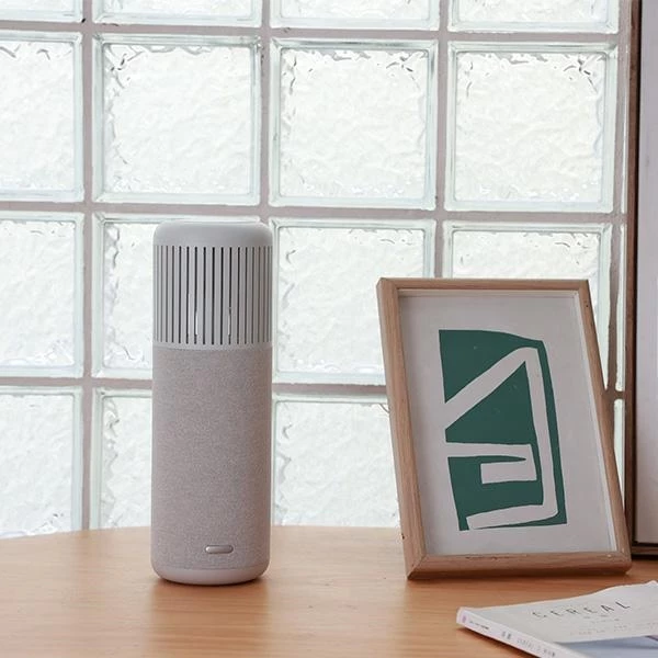 Altoparlant Bluetooth HiFuture Wedge 40W, Bluetooth 5.3, me llampë leximi, AUX, IPX2, 2500mAh, argjend/bardhë
