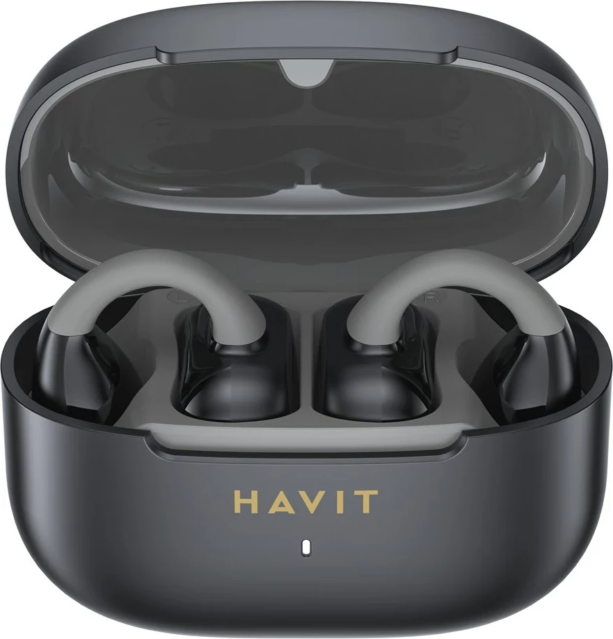 Kufje wireless HAVIT OWS910 TWS, Bluetooth 5.3, të zeza