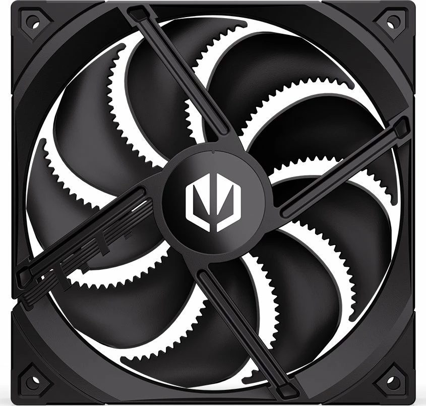 Ventilator kompjuteri Endorfy Fluctus 140 PWM EY4A003, 140 mm, 4-pin PWM, 1800 rpm, 1 copë, i zi