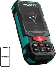 Distancmetër me laser Mileseey S7Mil 100 m, ekran IPS 2.4\", Bluetooth, IP65, zi/jeshile