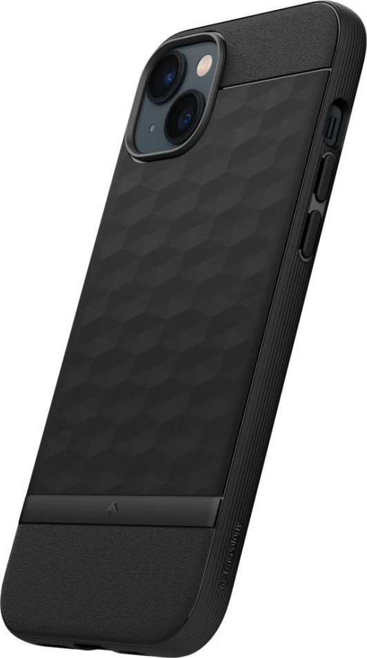 Mbështjellës Caseology Parallax Mag për iPhone 14 Plus, MagSafe, i zi mat