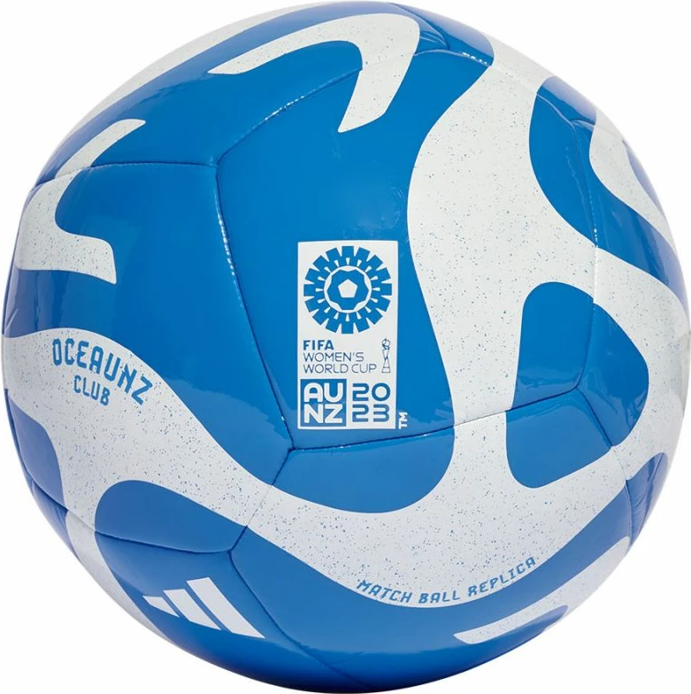 Top futbolli adidas, për të gjithë, blu dhe i bardhë