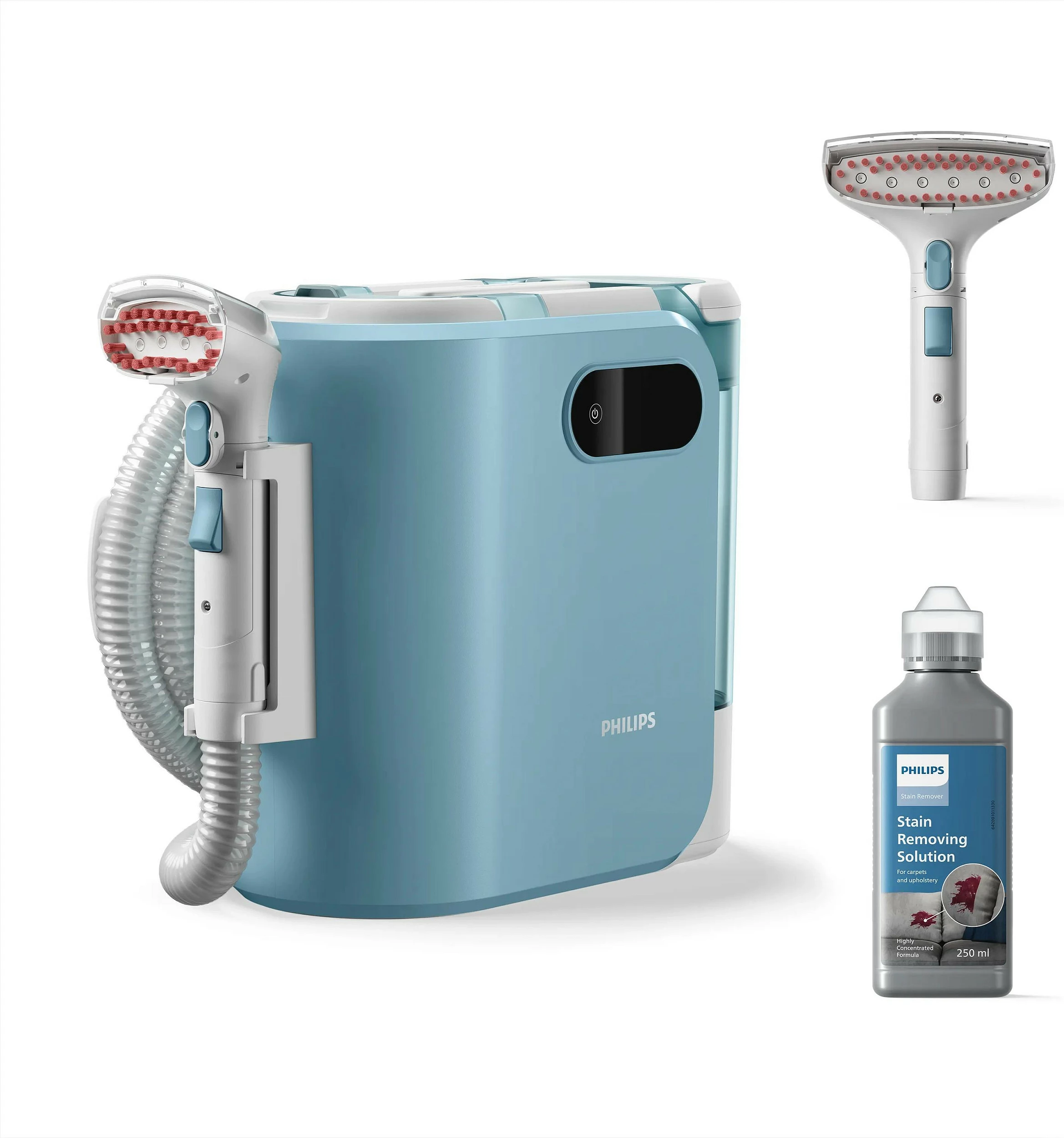 Pastrues njollash Philips 3000 Series XW3193/11, pastrues tapicerie/tepihësh, blu
