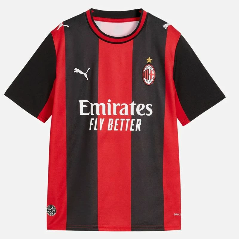Fanellë për fëmijë Puma AC Milan Home 2026/27 784124-01, e zezë