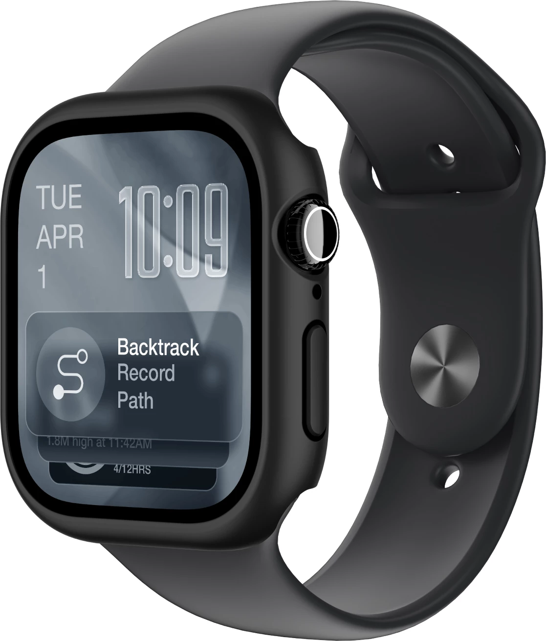 Mbështjellës smartwatch, AmazingThing Minimal, për Apple Watch Series 11 46mm, plastik, i zi