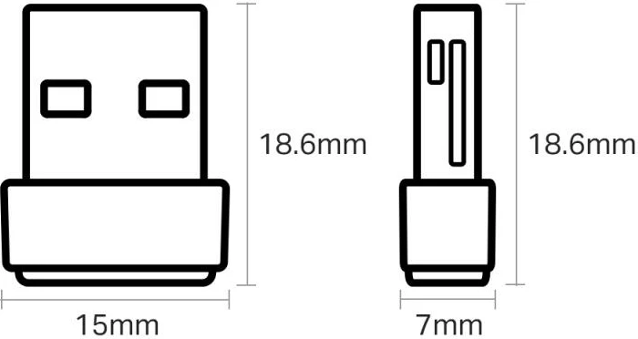 Adapter Wi-Fi USB, TP-Link Archer T2U Nano, AC600 dual-band 200/433 Mbps, nano, e zi