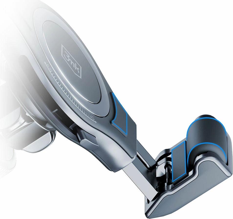 Mbajtës telefoni për veturë 3mk Memo Hug, për ventilator, i zi