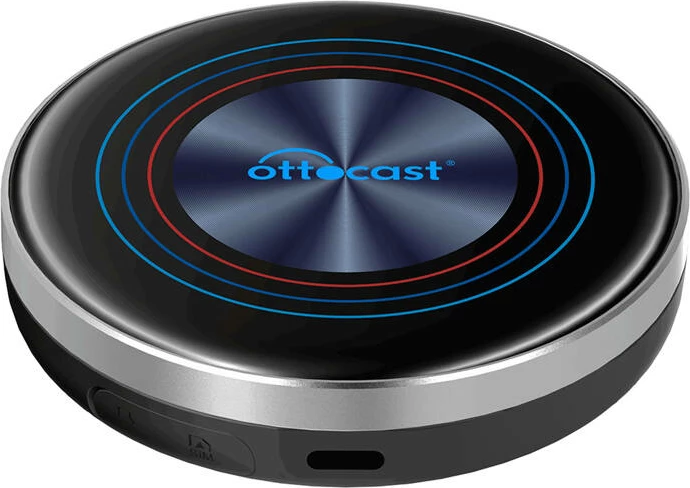 Adapter wireless Ottocast PCS46-BM OTTOAIBOX I3 për CarPlay/Android Auto, 64GB, i zi