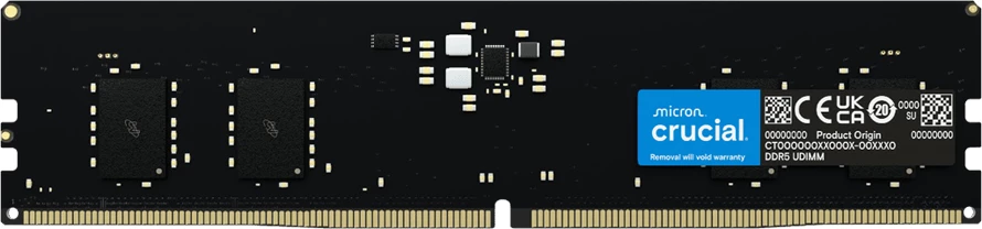 RAM Memorje Crucial 32GB DDR5 5600MHz UDIMM CL46, 1x32GB (Tray)