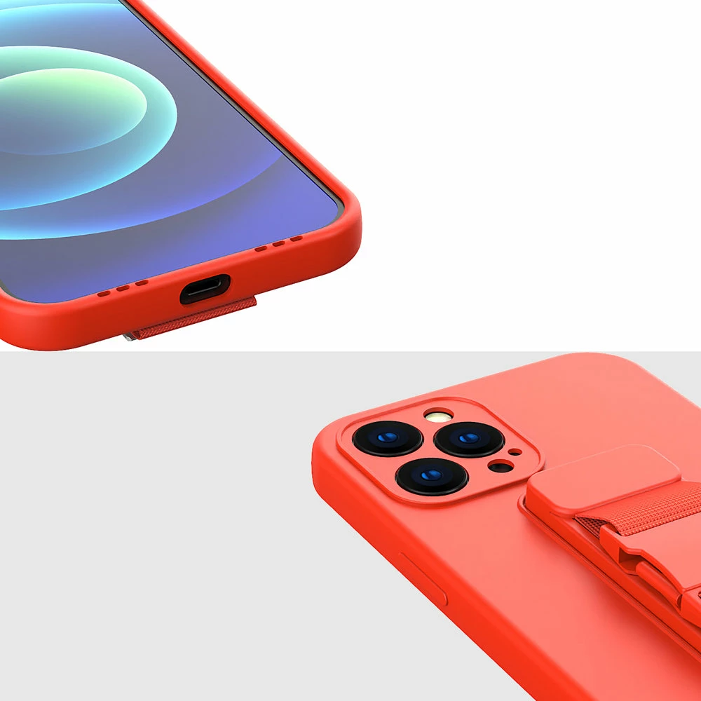 Mbështjellës Hurtel për iPhone 12 Pro Max me litar, vjollcë