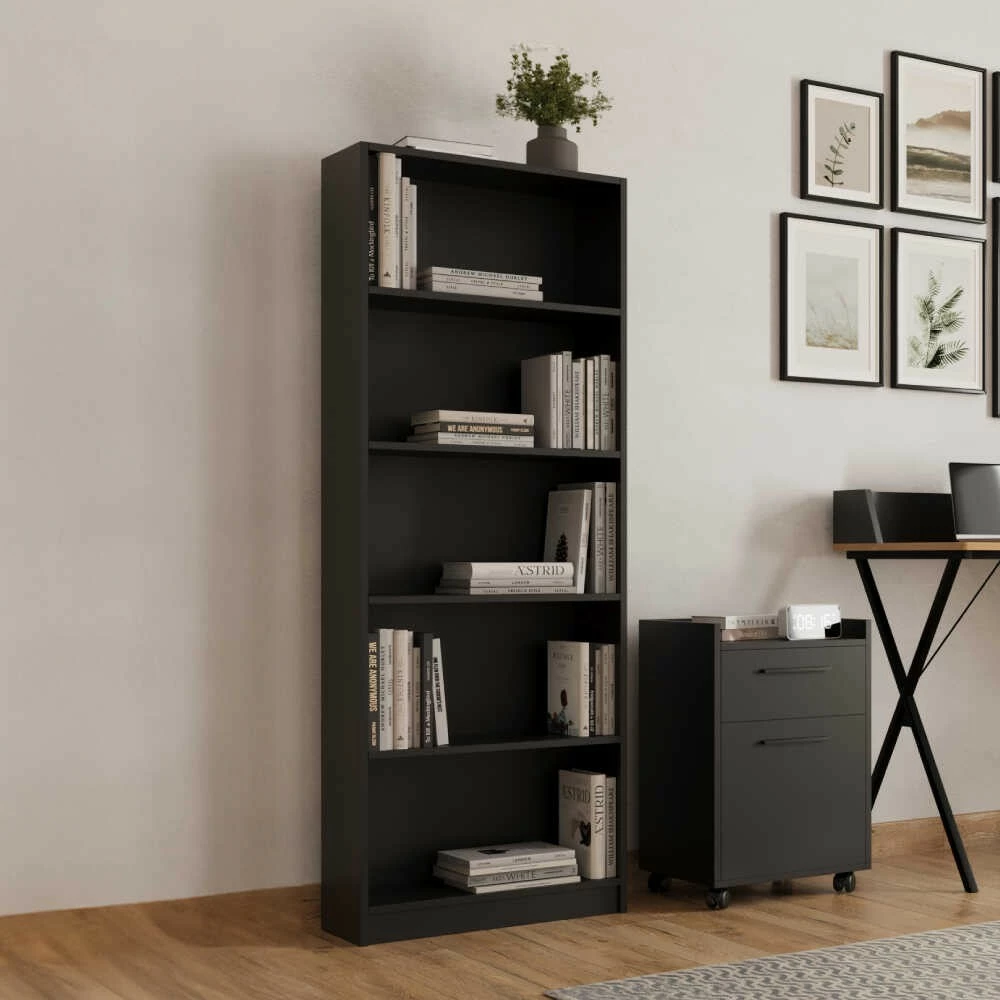 Raft librash Hanah Home, Ktp-150-Aa-1, antracit