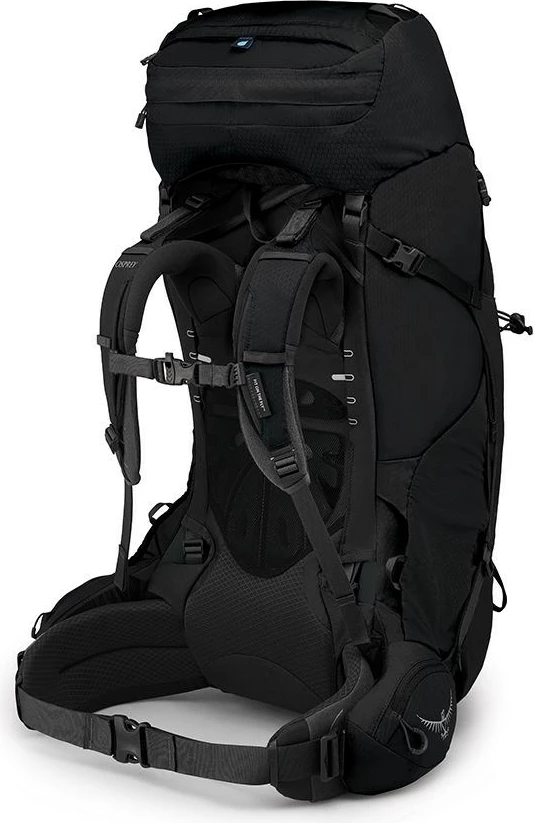 Çantë shpine Osprey Aether 65, 68 L, e zezë