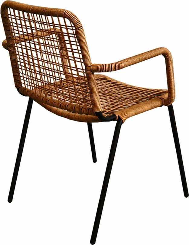 Karrige Boavista, natyrale e errët, 56x60x81cm