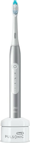 Furçë dhëmbësh elektrike Oral-B Pulsonic Slim Luxe 4000, sonike, 3 modalitete, platin
