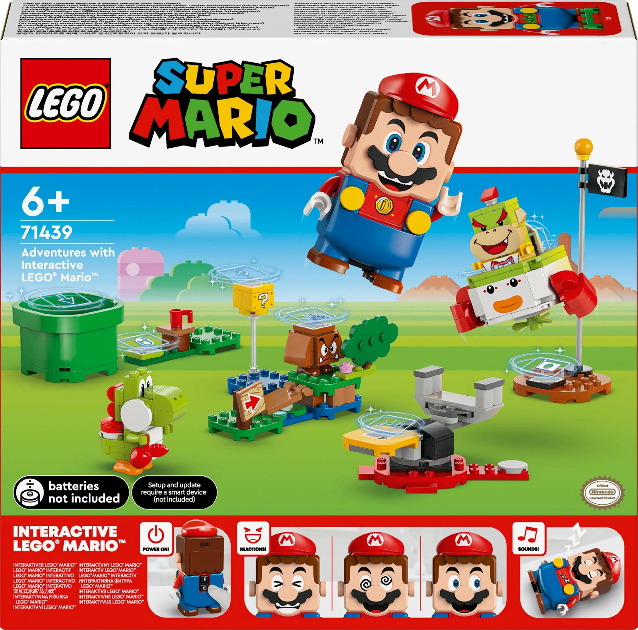 Set LEGO Super Mario LEGO 71439, 218 copë, figurë interaktive LEGO Mario, 6+ vjet