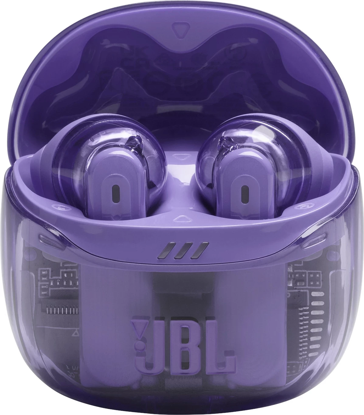 Kufje JBL Tune Flex 2, wireless in-ear, Adaptive Noise Cancelling, JBL Pure Bass & Spatial Sound, deri 48 orë bateri, Ghost Edition, Purple
