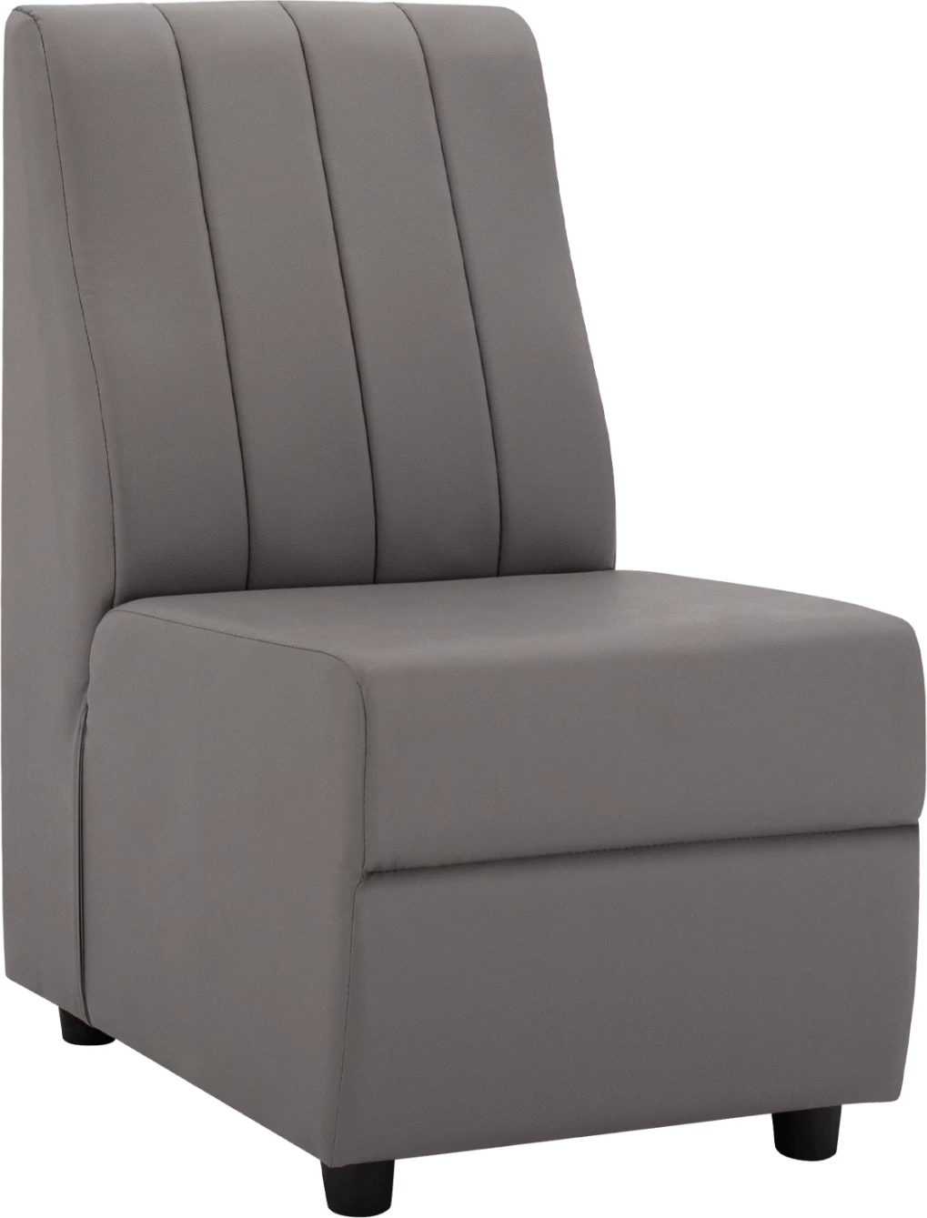 Fotel Landon, FH3162.10, gri PU, 51x66x93 cm