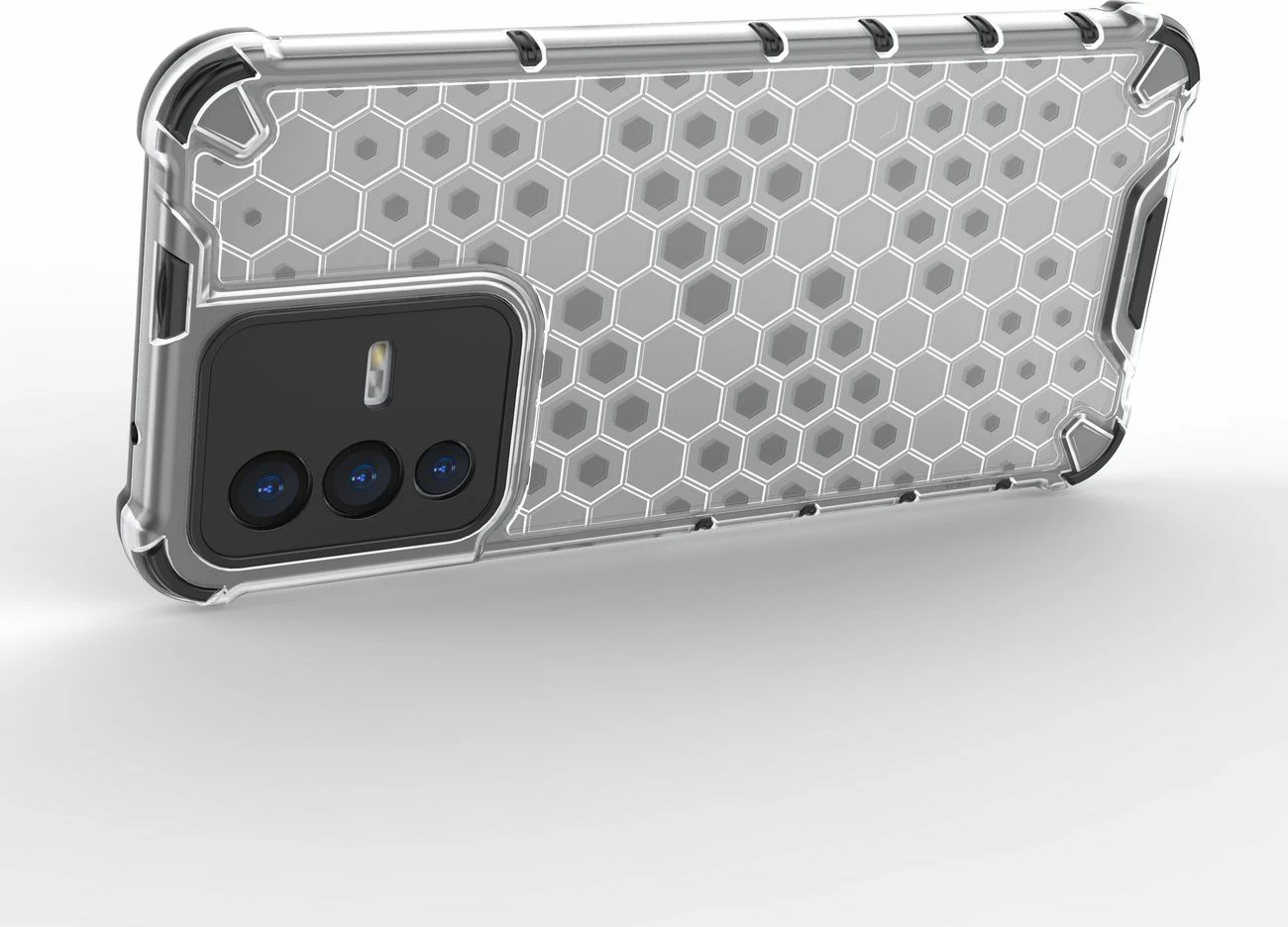 Mbështjellës Hurtel honeycomb për Vivo V23 5G, i zi