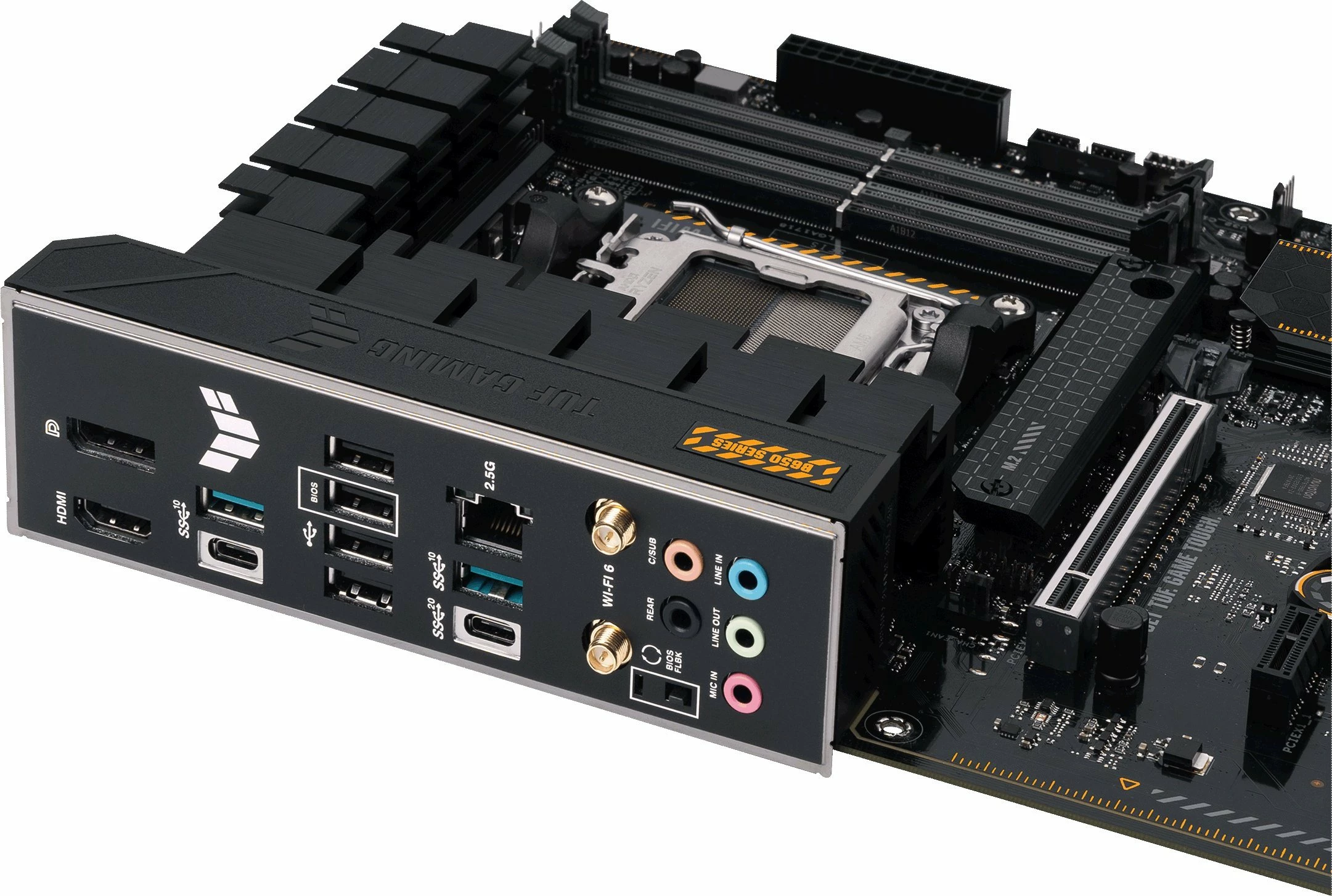 Pllakë amë Asus TUF Gaming B650-Plus WiFi, ATX, DDR5, AM5, WiFi 6/Bluetooth, e zezë