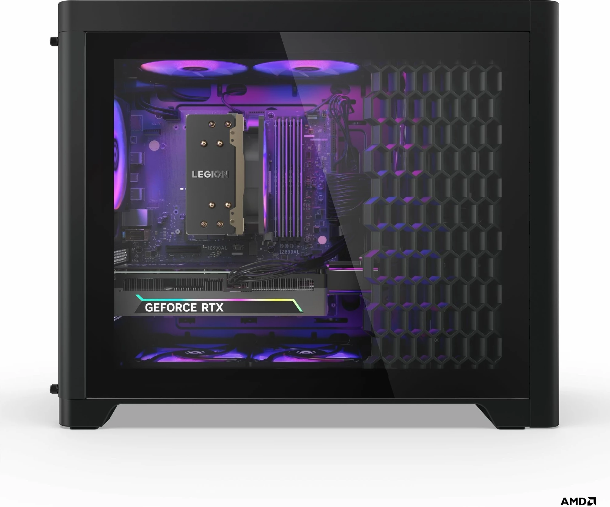 Kompjuter desktop gaming Lenovo Legion T5 30AGB10, Ryzen 7 7700X, 32 GB DDR5 RAM, RTX 5070 Ti 16 GB, SSD 2 TB M.2 PCIe, Windows 11 Home, i zi