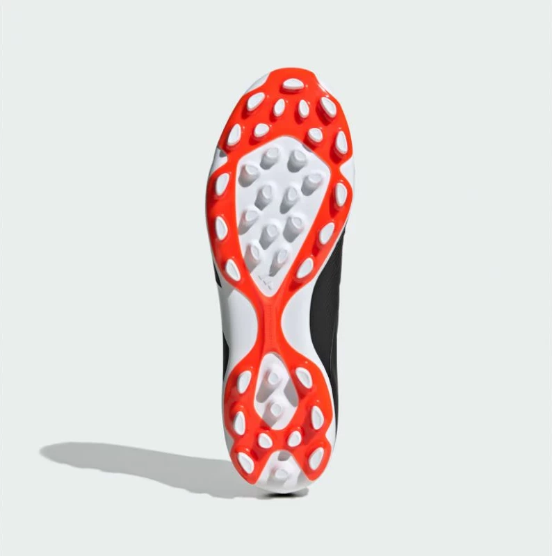 Atlete për meshkuj adidas Predator League, të bardha me të zeza dhe të kuqe