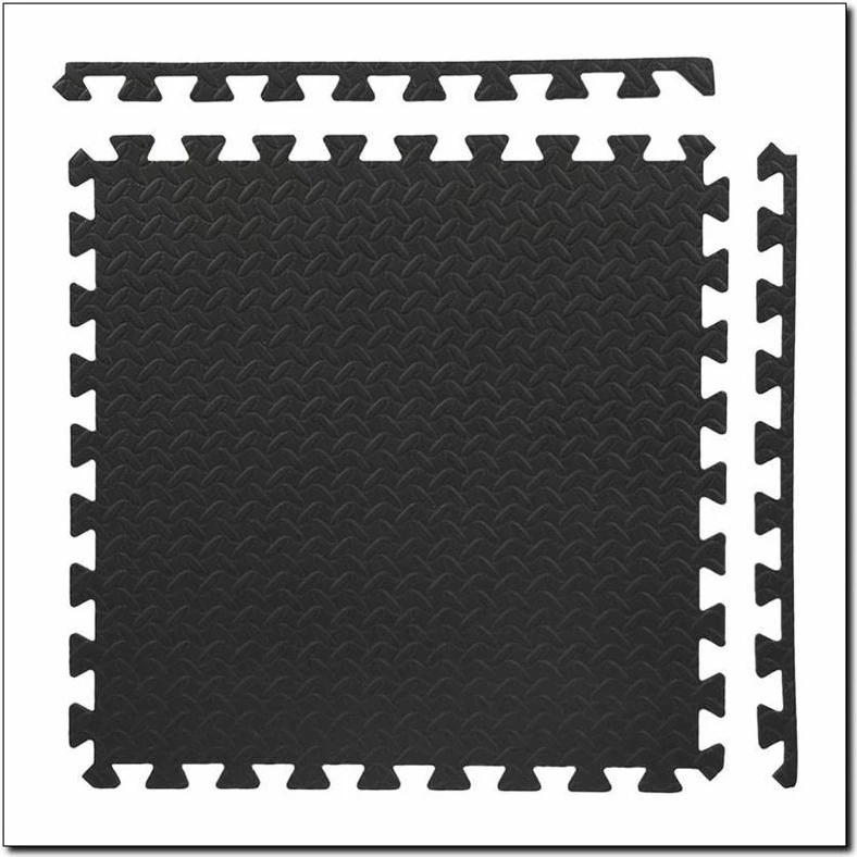 Tapet puzzle për trening HMS, ngjyrë e zezë