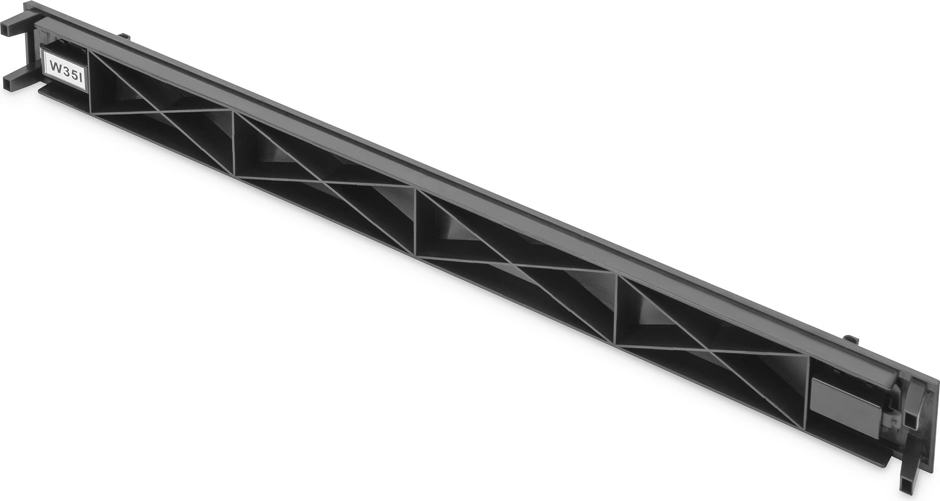 Panel bosh Digitus 1U, për kasë rrjeti/serveri, snap-in, 19 inç, i zi