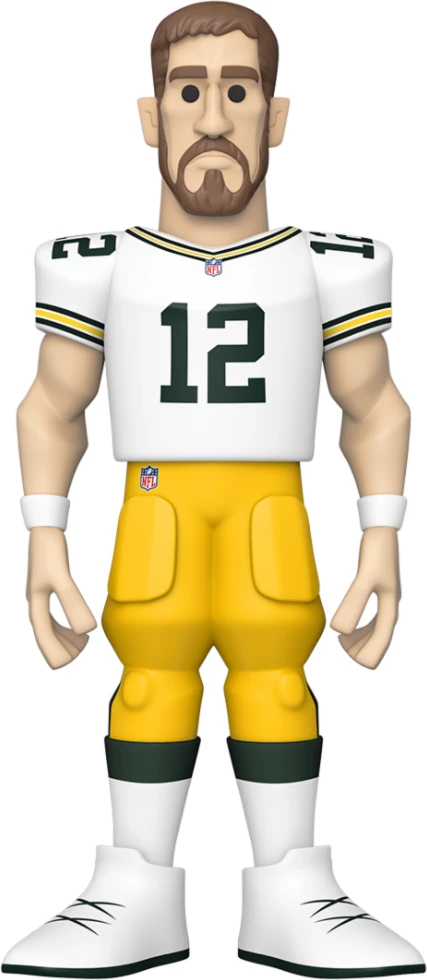 Figurinë koleksionuese Funko Gold NFL Packers Aaron Rodgers 12\" (30 cm), jeshile/verdhe
