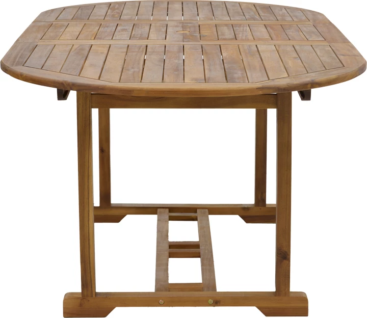 Tavolinë Sopho e zgjerueshme, dru akacie, 200/150x100x75cm