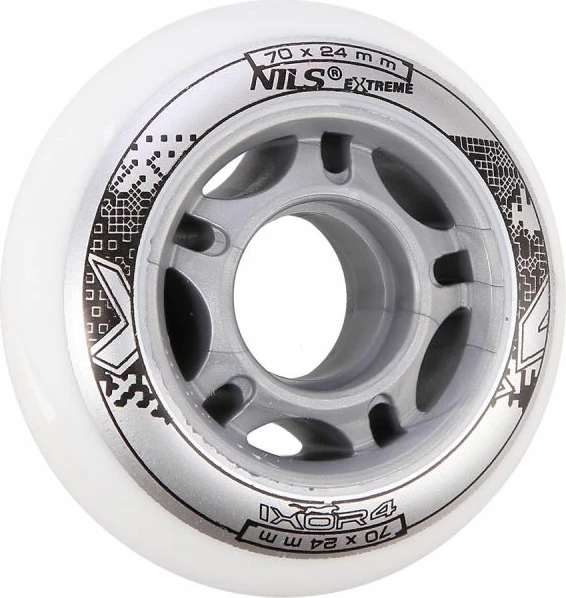 Rrota për rollera Nils Extreme, të bardha