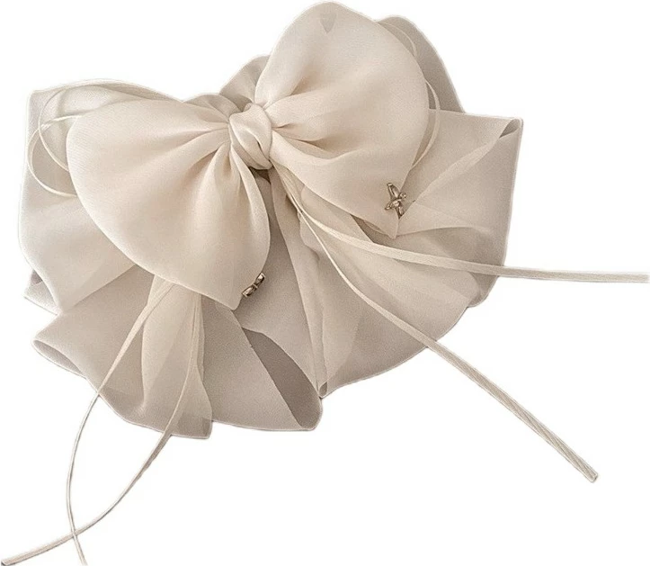 Kapëse flokësh për femra Ecarla SP325B beige, 1 copë