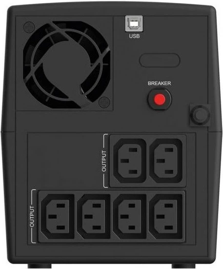 UPS Infosec X1+ 1300 IEC, 1300VA, 720W, 6x C13, e zezë