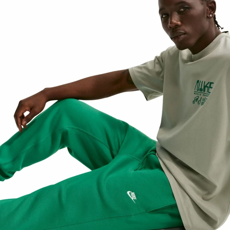 Pantallona sportive Nike Club BB Jogger meshkuj, të gjelbra [Madhësia: M]