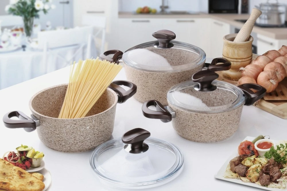 Set tenxheresh (6 copë), krem, Hermia Concept, CRE 3032