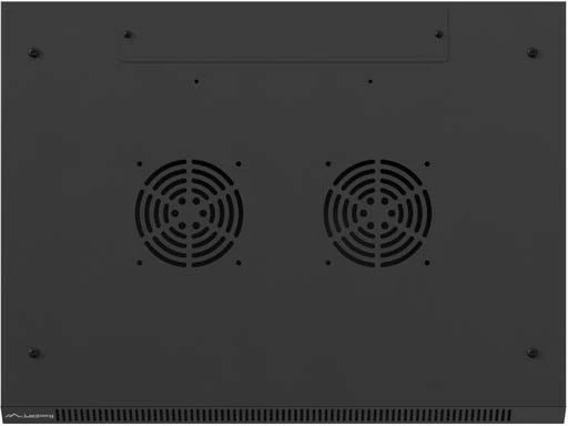 Kabinet rack për mur 19\" Lanberg WF01-6404-00B 4U 600x450, i zi, flat pack