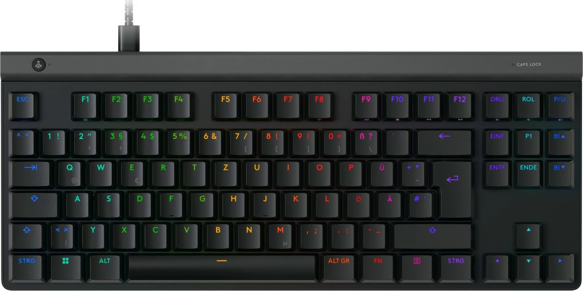 Tastierë gaming Logitech G515 TKL, mekanike, RGB, QWERTZ, e zezë